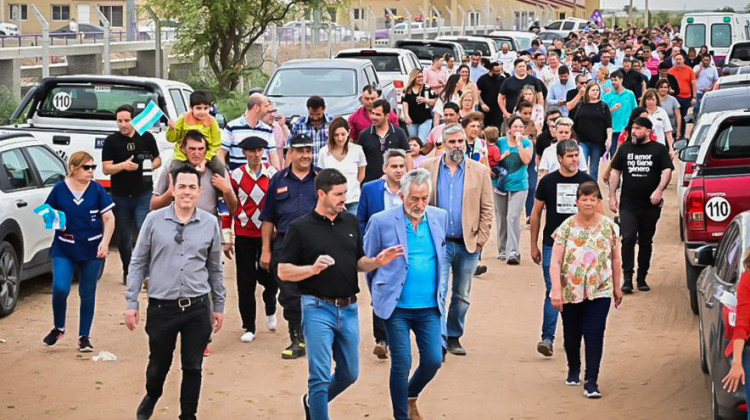 El gobernador visitó obras que tendrán un gran impacto social para Buena Esperanza