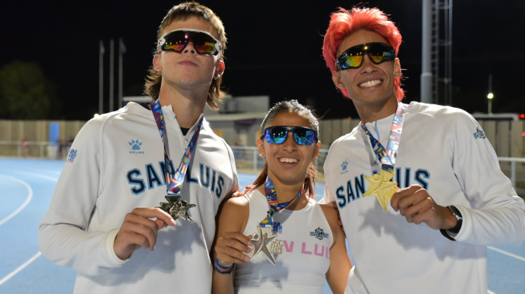 San Luis sumó siete medallas en la primera tarde de competencia