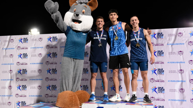 Prolífera tarde de medallas para San Luis, que se ilusiona con pelear el medallero