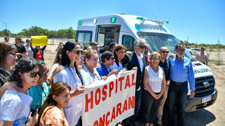 El hospital de Concarán estrena una ambulancia de complejidad media 