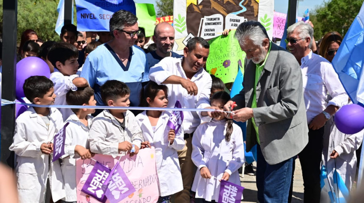 Con obras de progreso para los vecinos de Talita, el gobernador empezó su recorrida por el departamento Junín