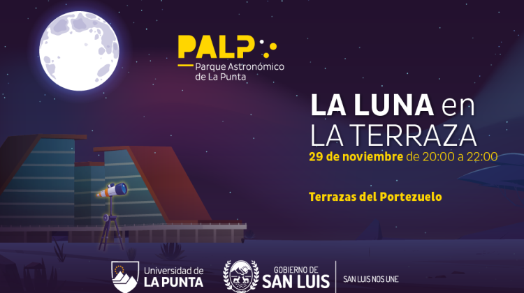 El PALP presenta una nueva edición de “La Luna en la Terraza”