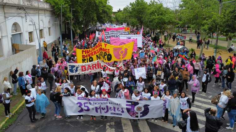 La histórica marcha se realizó con total normalidad