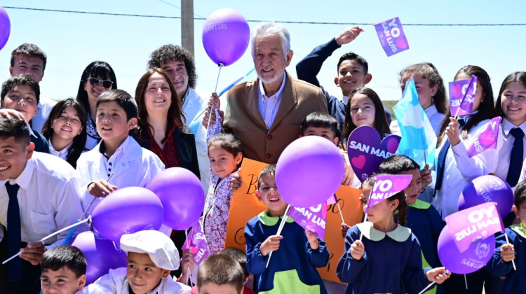 La actividad del gobernador por el departamento San Martín inició este lunes en Potrerillos