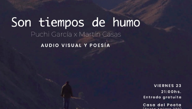 La Casa del Poeta estrena el audiovisual poético “Son tiempos de humo”