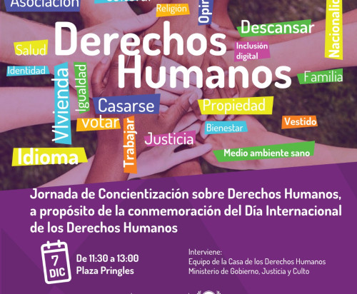 La Casa de los Derechos Humanos dará charlas en escuelas y una jornada de concientización