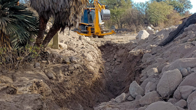 Acueducto La Majada: la obra avanza y los vecinos destacan sus beneficios