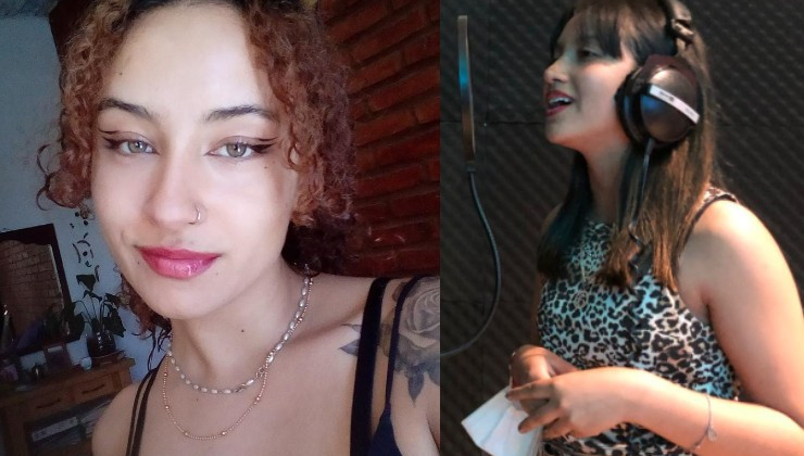 Sofía Gómez y María Trinidad Layer, dos jóvenes impulsadas por la Beca “Artista Juvenil”