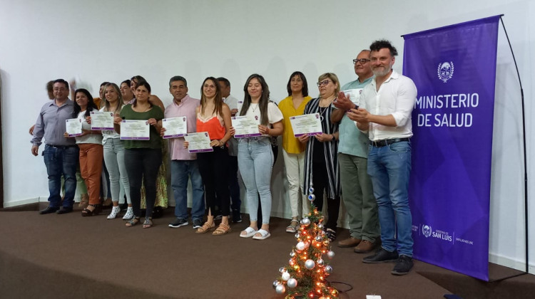 Acto de cierre de año del Servicio de Inmunizaciones de la provincia