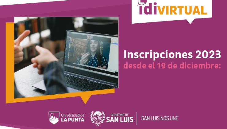 Continúan abiertas las inscripciones para los cursos virtuales del Instituto de Idiomas