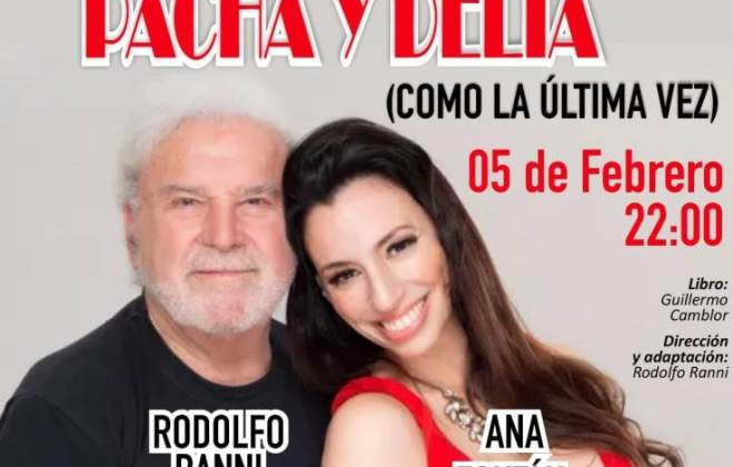 Rodolfo Ranni y Ana Fontán se presentarán en el Cine Teatro San Luis