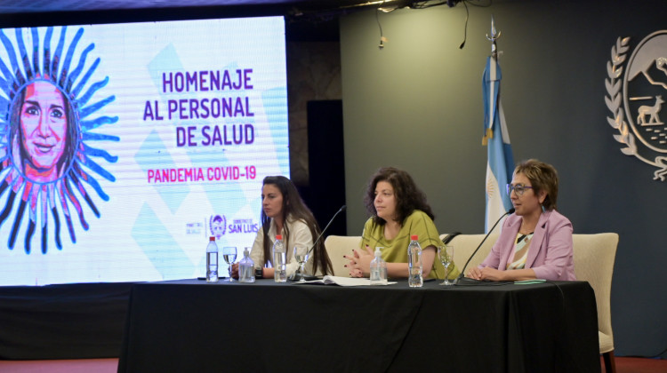 Homenajearon al personal de Salud de San Luis por el trabajo y compromiso en la pandemia