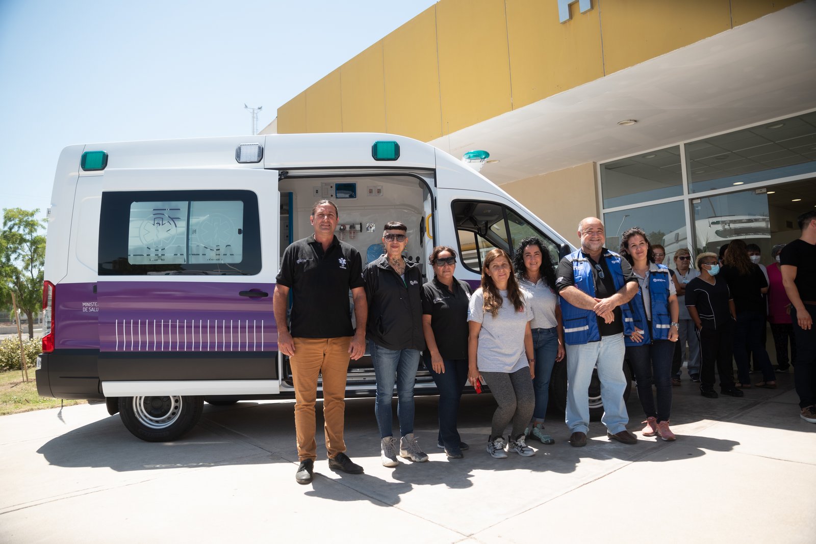 Cuatro ambulancias se sumaron a la renovada flota sanitaria de San Luis, La Toma y La Pedrera