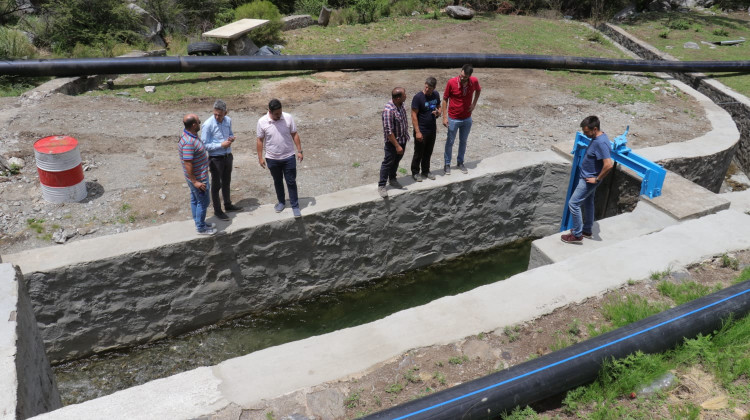 Avanza la obra hídrica sobre el arroyo “El Molino” en Villa de Merlo