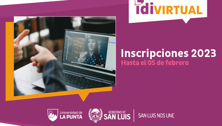 Continúan abiertas las inscripciones para los cursos virtuales de idiomas 