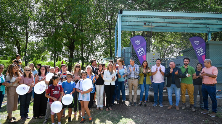 En La Punilla inauguraron obras hídricas que mejorarán la calidad de vida de los vecinos