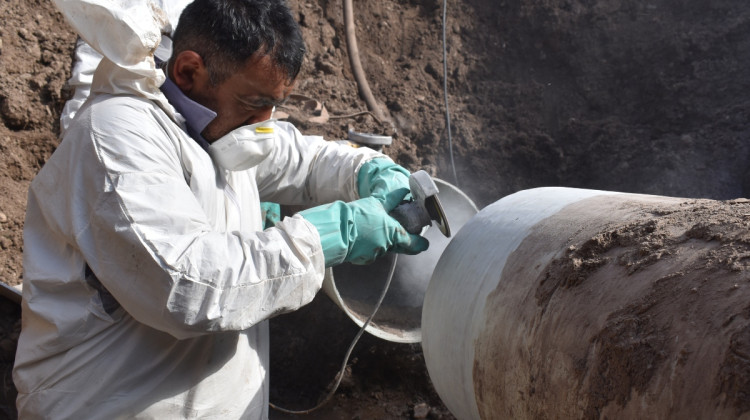 Finalizaron las tareas de reparación en el Troncal II del Acueducto Nogolí