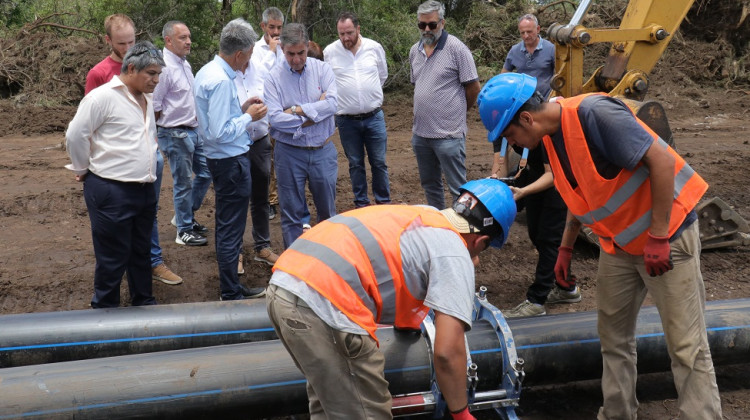 Progresan a buen ritmo las obras hídricas de Rincón del Este y Cerro de Oro