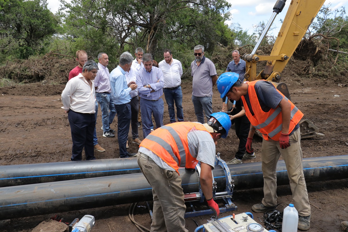 Progresan a buen ritmo las obras hídricas de Rincón del Este y Cerro de Oro