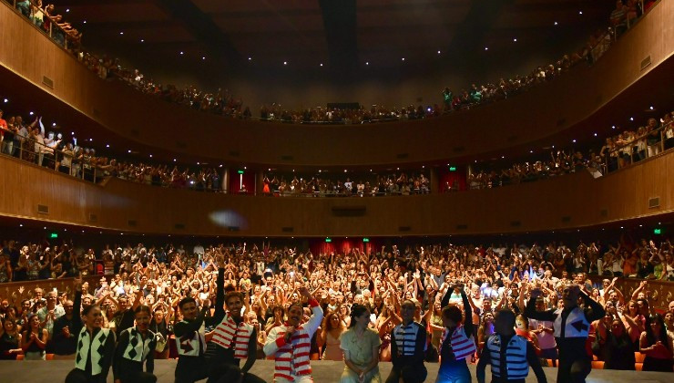 Hernán Piquín deslumbró a los espectadores en el Cine Teatro San Luis