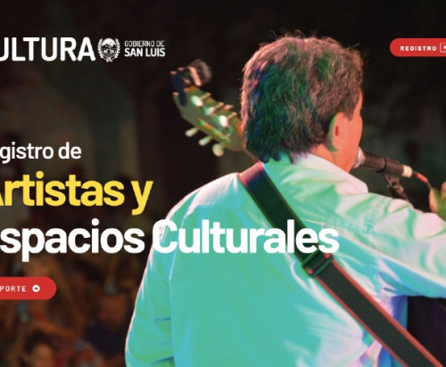 La Secretaría de Cultura amplió su registro de artistas en San Luis