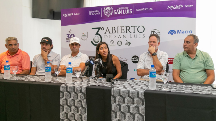 Golf profesional: comienza el 3° Abierto de San Luis