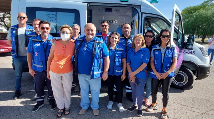 El Sistema de Emergencias Médicas Provincial inaugura una nueva Base y recibirá una ambulancia 0km