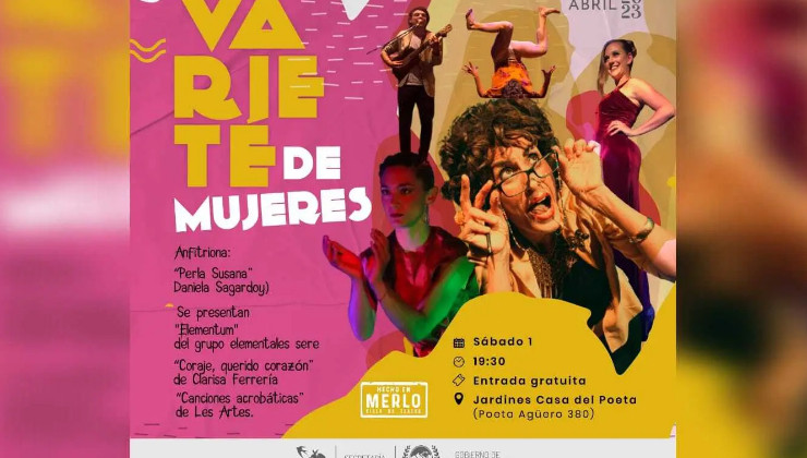 Este sábado llega una Varieté de teatro y danza en el Ciclo “Hecho en Merlo”