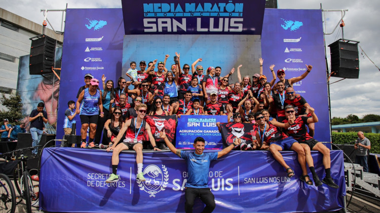 Con números récord, este domingo se corrió la 3° Media Maratón de San Luis