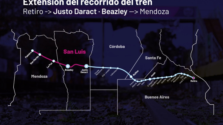 El tren de pasajeros llegará a Beazley