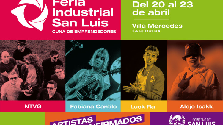 Ya empiezan a sonar los artistas de la Feria Industrial