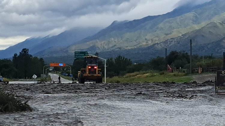 Abundantes lluvias en Merlo y la Costa de los Comechingones: cayeron más de 190 mm en las últimas horas