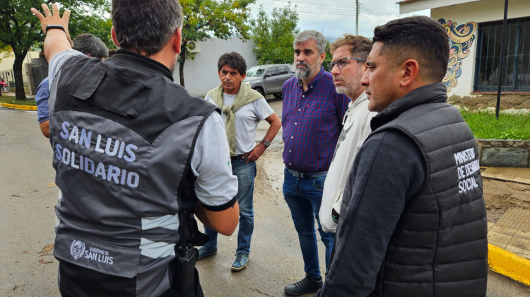 En Merlo: San Luis Solidario recomienda no transitar por las zonas afectadas