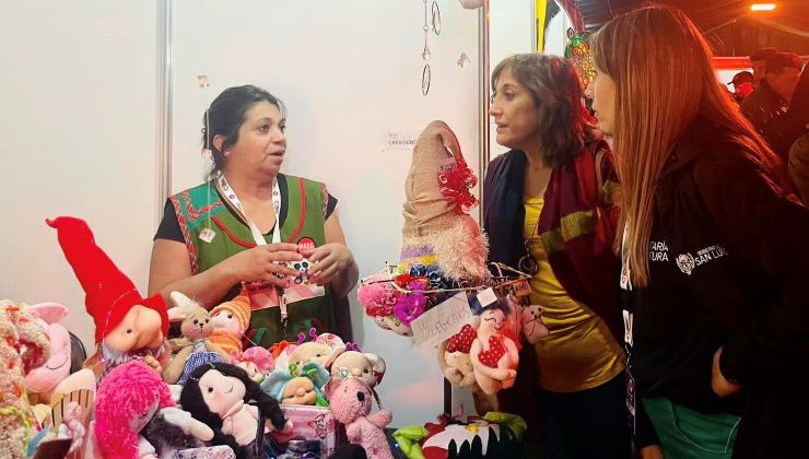 Las industrias culturales de San Luis comercializaron sus productos y compartieron conocimientos en la Feria Industrial