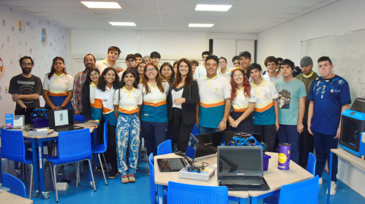 Única en San Luis: inauguraron un aula maker en la Escuela “Albert Einstein”