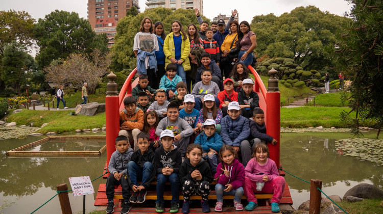 En su 1° día los alumnos visitaron el Teatro Colón y el Jardín Japonés