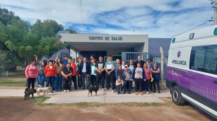 Entregaron equipamiento en el Centro de Salud de Alto Pencoso