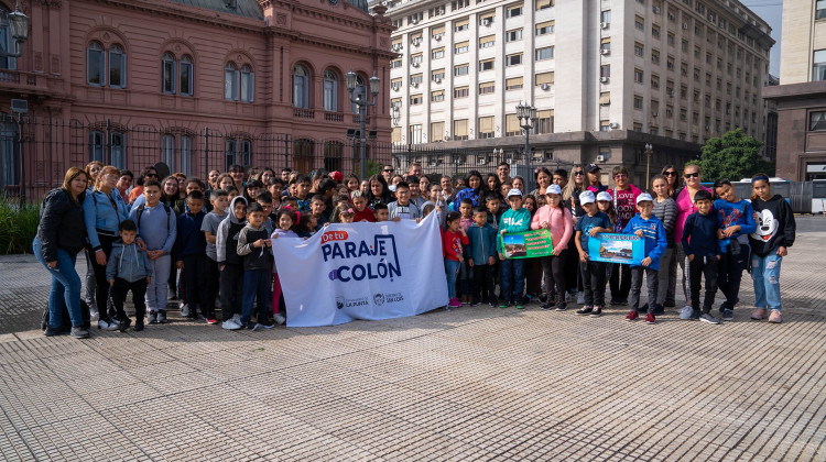 De tu paraje al Colón: los alumnos conocieron lugares emblemáticos de Buenos Aires