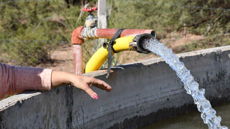 Agua y mejor calidad de vida para los vecinos del paraje Santo Domingo