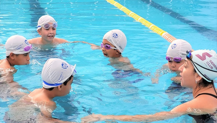 La escuela rural de Los Manantiales también se sumó al Plan de Natación