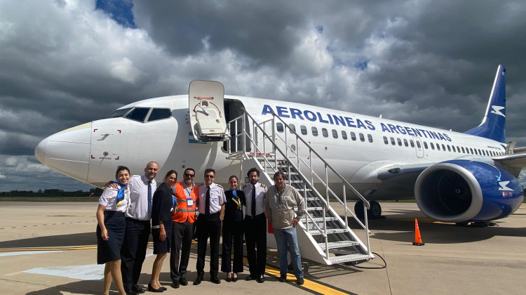 Récord de pasajeros en los vuelos de Aerolíneas Argentinas en el Valle del Conlara durante Semana Santa