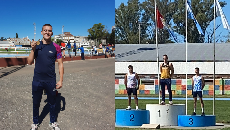 “Toto” Martínez se coronó campeón nacional U20 en lanzamiento de jabalina