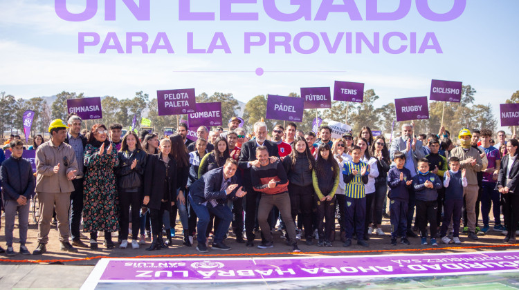 “La Villa Deportiva es una huella que voy a dejar para la provincia”