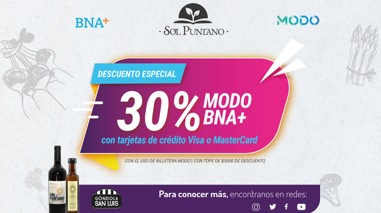 Nueva promoción para las ventas directas de Sol Puntano