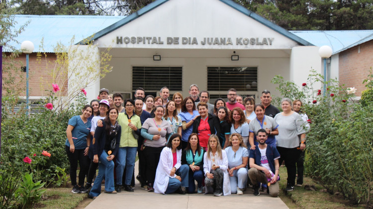 Se inauguraron obras en el Servicio de Kinesiología del Hospital de Juana Koslay