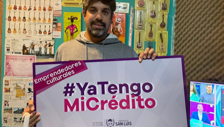 El músico Martín Giménez potenciará su escuela de guitarra con el crédito cultural