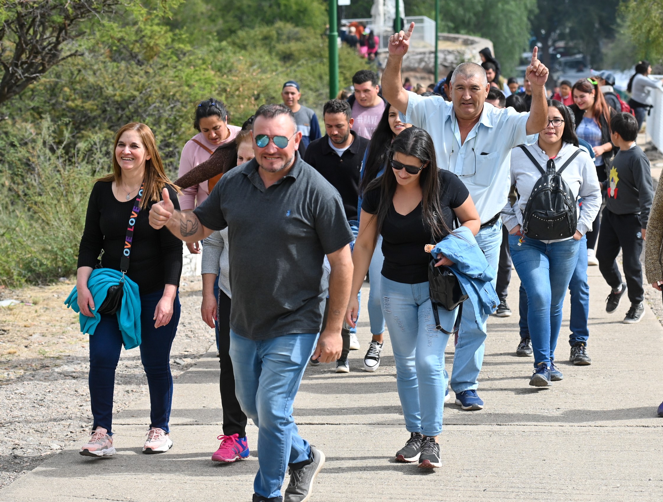 La Provincia acompaña a los miles de feligreses que llegan a Villa de la Quebrada