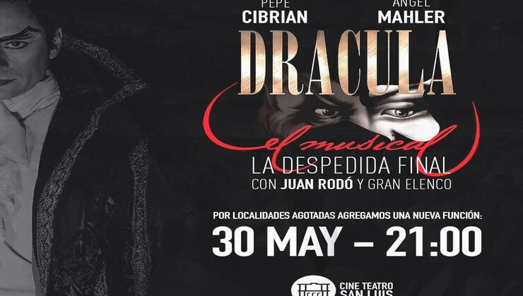 Nueva función de “Drácula, el musical” en el Cine Teatro San Luis