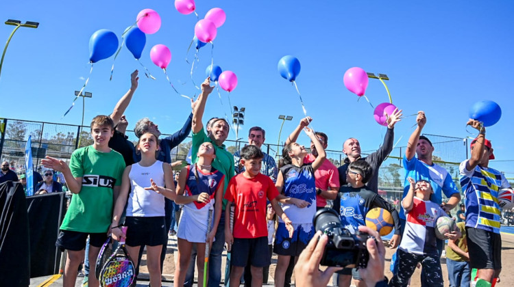 Villa Deportiva: habilitaron más canchas para el desarrollo de los talentos puntanos