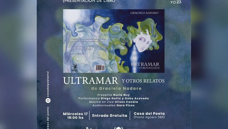 La escritora Graciela Nadaro presenta su primera novela “Ultramar y otros relatos”